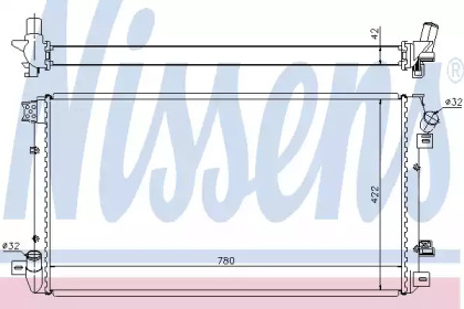 Теплообменник NISSENS 67287