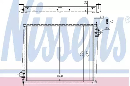 Теплообменник NISSENS 67288