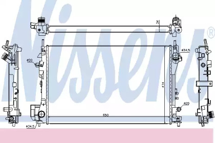 Теплообменник NISSENS 630742