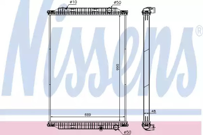 Теплообменник NISSENS 637850