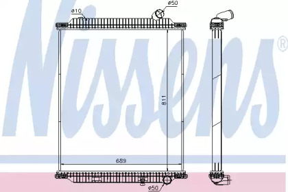 Теплообменник NISSENS 672060