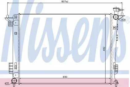 Теплообменник NISSENS 67515