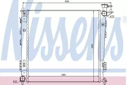 Теплообменник NISSENS 67517