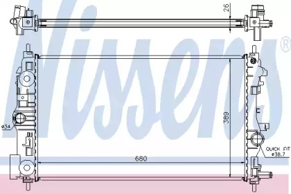 Теплообменник NISSENS 630722