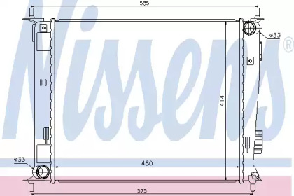 Теплообменник NISSENS 66742