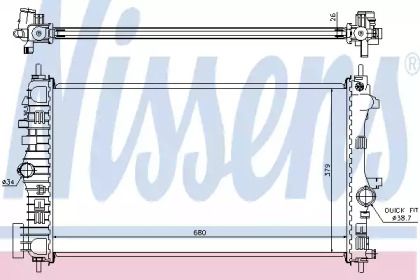 Теплообменник NISSENS 630716