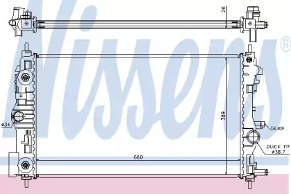 Теплообменник NISSENS 630724