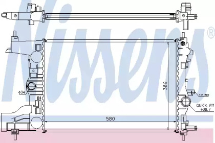 Теплообменник NISSENS 630725