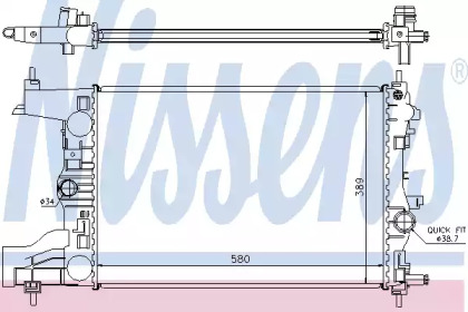 Теплообменник NISSENS 630726