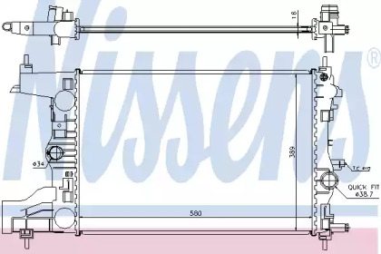 Теплообменник NISSENS 630727