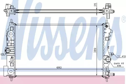 Теплообменник NISSENS 630745