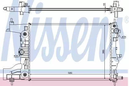 Теплообменник NISSENS 61677