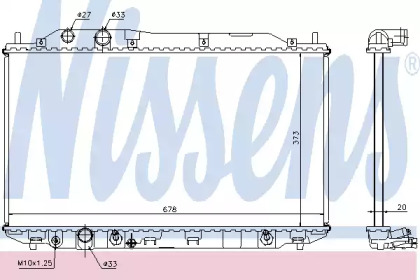 Теплообменник NISSENS 68141