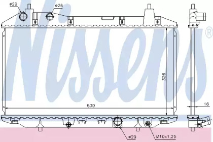 Теплообменник NISSENS 68147