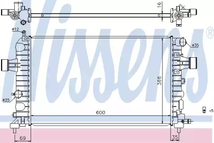 Теплообменник NISSENS 630744