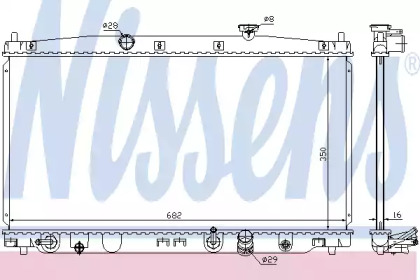 Теплообменник NISSENS 68149