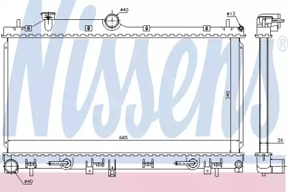 Теплообменник NISSENS 67716