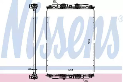 Теплообменник NISSENS 67219