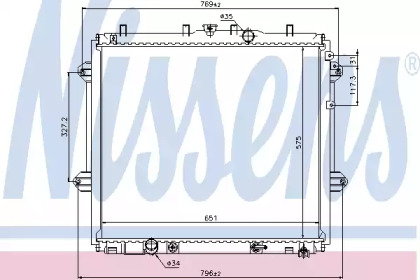 Теплообменник NISSENS 646825