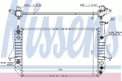 Теплообменник NISSENS 60909