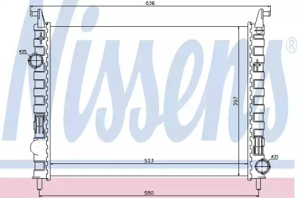 Теплообменник NISSENS 617862