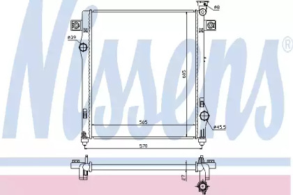 Теплообменник NISSENS 61030