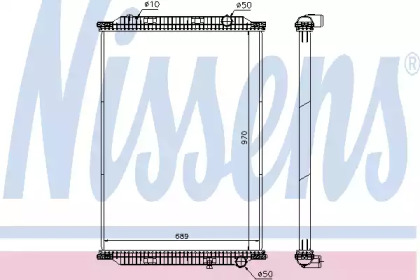 Теплообменник NISSENS 637860