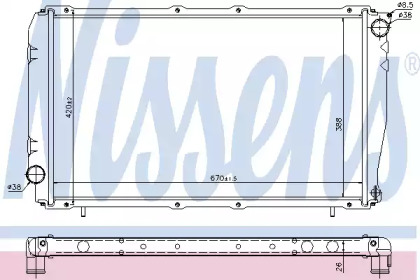 Теплообменник NISSENS 67740