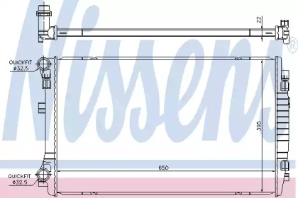 Теплообменник NISSENS 65303