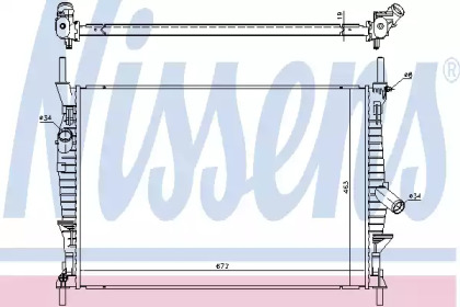 Теплообменник NISSENS 69240