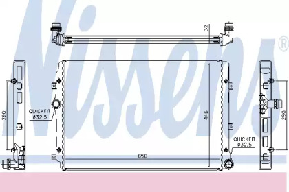 Теплообменник NISSENS 65309