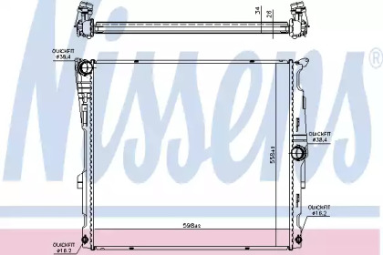 Теплообменник NISSENS 60811