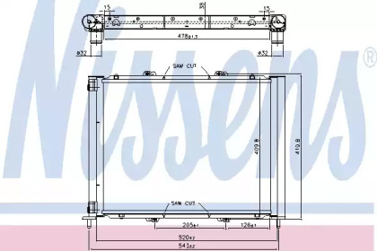 Теплообменник NISSENS 637626