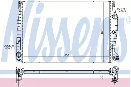 Теплообменник NISSENS 60069