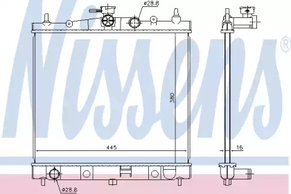 Теплообменник NISSENS 68728