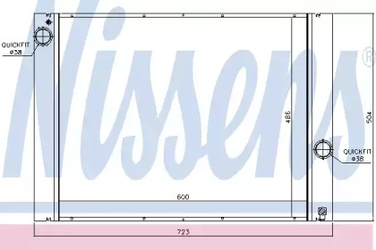 Теплообменник NISSENS 60848