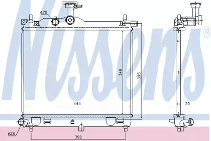 Теплообменник NISSENS 67610