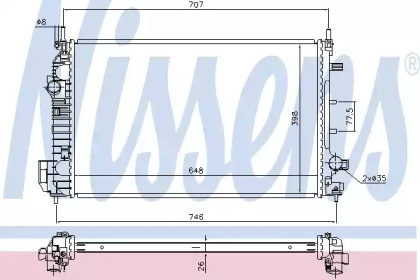 Теплообменник NISSENS 640302