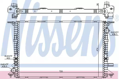 Теплообменник NISSENS 60356