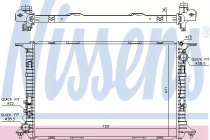 Теплообменник NISSENS 60359