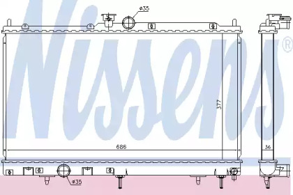 Теплообменник NISSENS 628968