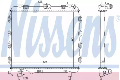 Теплообменник NISSENS 61024