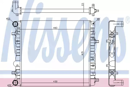 Теплообменник NISSENS 65325