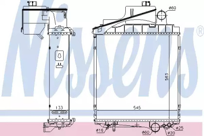 Теплообменник NISSENS 63482