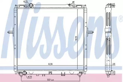 Теплообменник NISSENS 66768