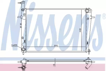 Теплообменник NISSENS 675003