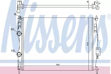 Теплообменник NISSENS 67368