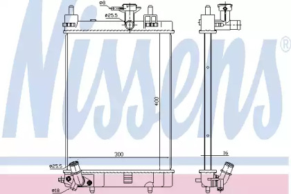 Теплообменник NISSENS 617554