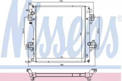 Теплообменник NISSENS 646917