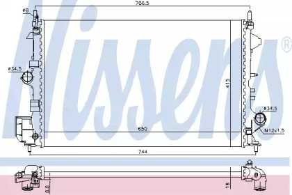 Теплообменник NISSENS 630789